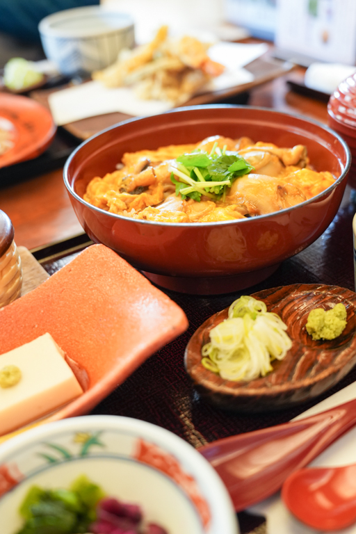 鎌倉峰本 朝比奈店で食べた牡蠣とじ丼