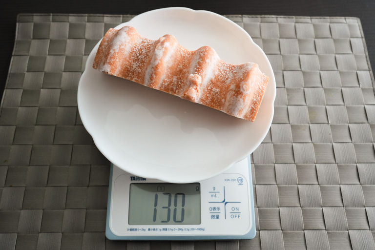 ねんりん家の苺香るマウントバームの重さ130g