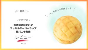 大きなメロンパン(エッセルスーパーカップ超バニラ風味)のレビュー