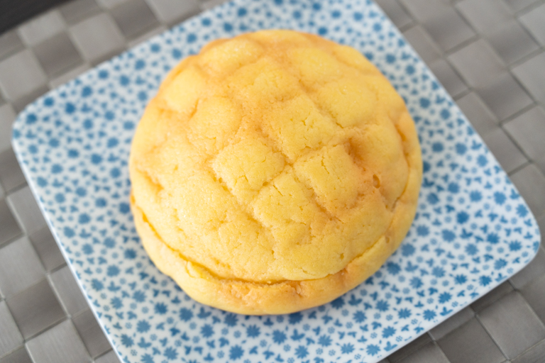 大きなメロンパン(エッセルスーパーカップ超バニラ風味)の見た目