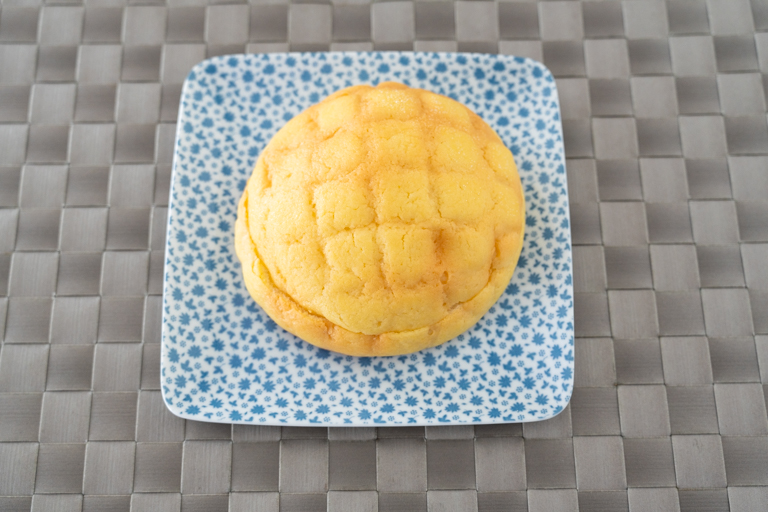 大きなメロンパン(エッセルスーパーカップ超バニラ風味)の見た目