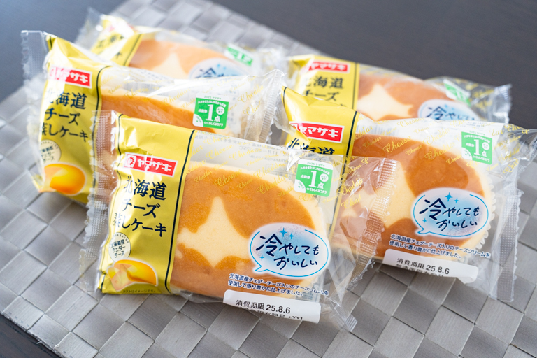 ヤマザキの北海道チーズ蒸しケーキを大人買い