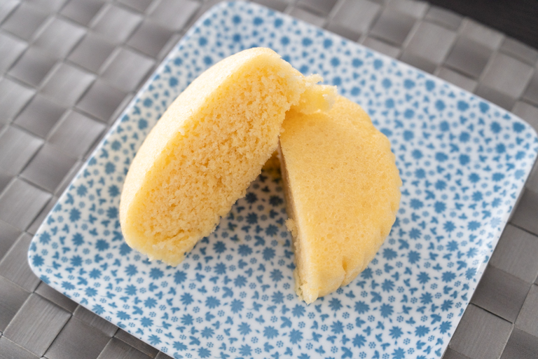 木村屋のジャンボむしケーキの断面
