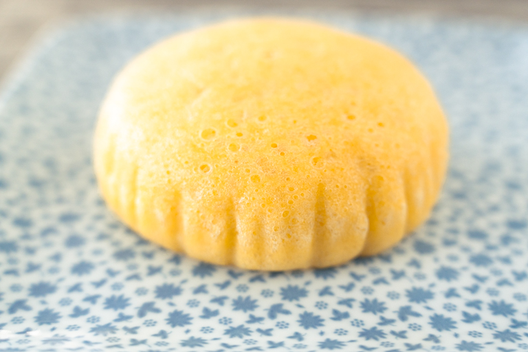 木村屋のジャンボむしケーキ和栗の厚み
